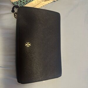 Tory Burch Black Crossbody with Gold Logo